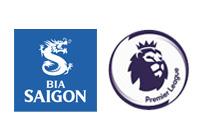 Premier League Badge and Bia SaiGon Badge